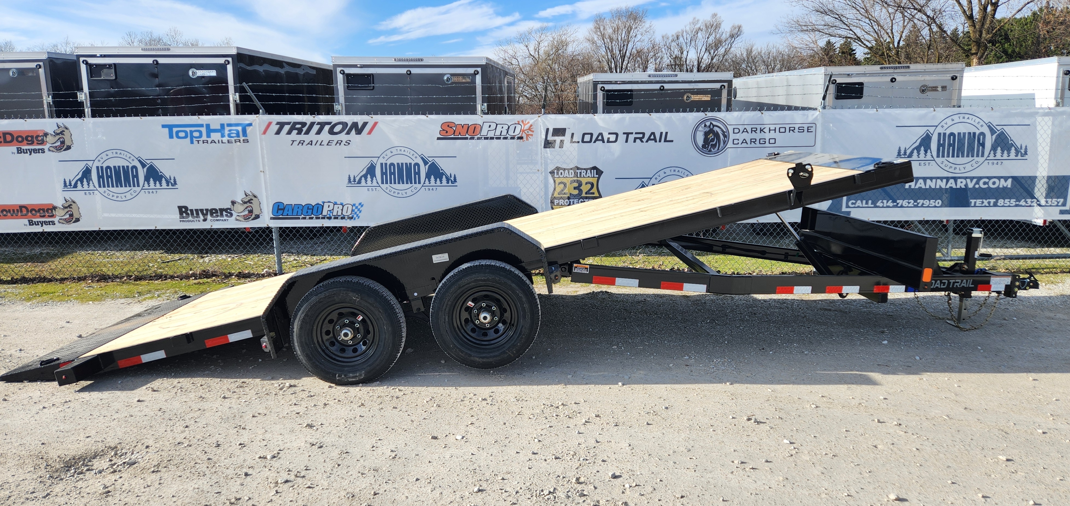 Load Trail 83 X 20 Tandem Axle 10,000 Lb Rapid Loader Tilt Deck Trailer